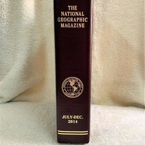 2014  Set of 6 National Geographic Magazines w/Slip Case July thru December